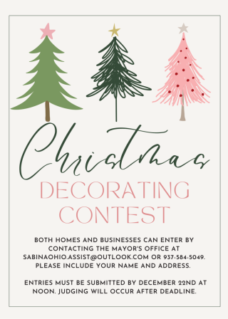 Christmas Decorating Contest 